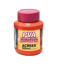 Imagem de capa de Tinta Pva Fosca Para Artesanato 100ml Vermelho - Acrilex - 507