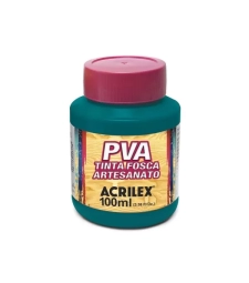 Imagem de capa de Tinta Pva Fosca Para Artesanato 100ml Verde Bandeira - Acrilex - 511