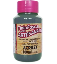 Imagem de capa de Tinta Pva Fosca Para Artesanato 100ml Cinza Lunar - Acrilex 574