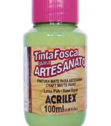 Imagem de capa de Tinta Pva Fosca Para Artesanato 100ml Verde Primavera - Acrilex 820