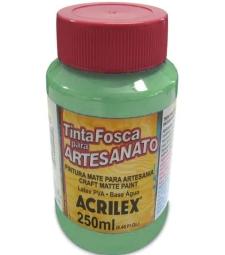 Imagem de capa de Tinta Pva Fosca Para Artesanato 250ml Verde Primavera - Acrilex 820