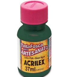 Imagem de capa de Tinta Pva Fosca Para Artesanato 37ml Verde Bandeira - Acrilex 511