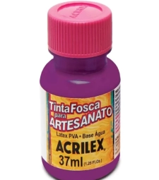 Imagem de capa de Tinta Pva Fosca Para Artesanato 37ml Violeta - Acrilex 516