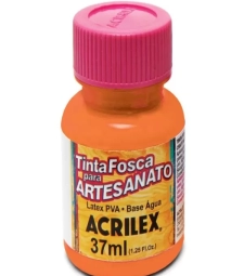 Imagem de capa de Tinta Pva Fosca Para Artesanato 37ml Laranja - Acrilex 517