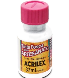 Imagem de capa de Tinta Pva Fosca Para Artesanato 37ml Branco - Acrilex 519