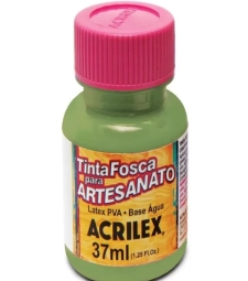 Imagem de capa de Tinta Pva Fosca Para Artesanato 37ml Verde Oliva - Acrilex 545