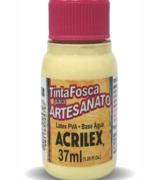 Imagem de capa de Tinta Pva Fosca Para Artesanato 37ml Amarelo BebÊ - Acrilex 808