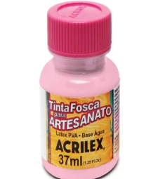 Imagem de capa de Tinta Pva Fosca Para Artesanato 37ml Rosa BebÊ - Acrilex 813