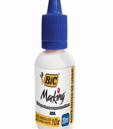 Imagem de capa de Tinta Para Pincel De Quadro Branco - Azul 20ml Marking - Bic