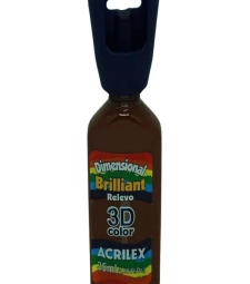 Imagem de capa de Tinta Dimensional Relevo Brilhante 35ml Marrom - Acrilex 531