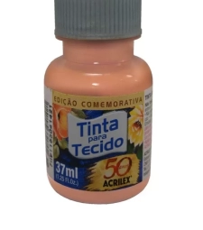 Imagem de capa de Tinta Para Tecido Fosca 37ml SalmÃo - Acrilex 518