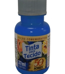 Imagem de capa de Tinta Para Tecido Fosca 37ml Azul Ultramar - Acrilex 543