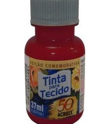 Imagem de capa de Tinta Para Tecido Fosca 37ml Vinho - Acrilex 565