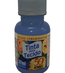 Imagem de capa de Tinta Para Tecido Fosca 37ml Azul Inverno - Acrilex 584