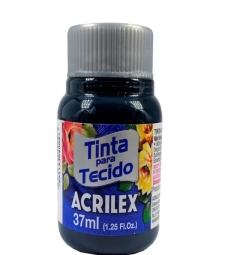 Imagem de capa de Tinta Para Tecido Fosca 37ml Azul PetrÓleo - Acrilex 596