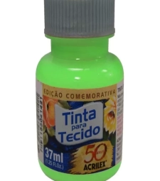 Imagem de capa de Tinta Para Tecido Fosca 37ml Verde MaÇÃ - Acrilex 802