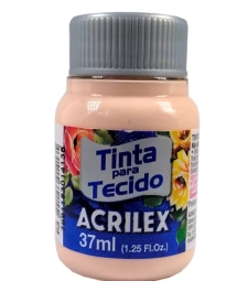 Imagem de capa de Tinta Para Tecido Fosca 37ml SalmÃo BebÊ - Acrilex 812