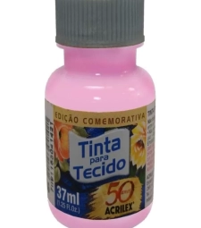 Imagem de capa de Tinta Para Tecido Fosca 37ml Rosa BebÊ - Acrilex 813