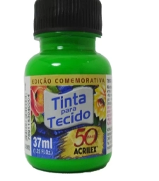 Imagem de capa de Tinta Para Tecido Fluorescente 37ml Verde - Acrilex 101