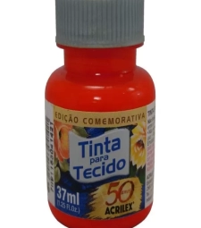 Imagem de capa de Tinta Para Tecido Fosca 37ml Vermelho Escarlate - Acrilex 508