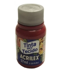 Imagem de capa de Tinta Para Tecido Fosca 37ml Vermelho Carmim - Acrilex 509