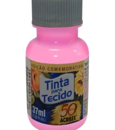 Imagem de capa de Tinta Para Tecido Fosca 37ml Rosa - Acrilex 537