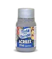 Imagem de capa de Tinta Para Tecido Fosca 37ml Cinza - Acrilex 933