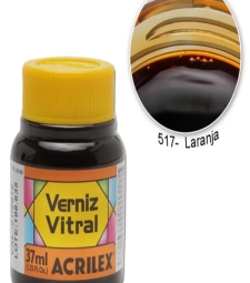 Imagem de capa de Verniz Vitral 37ml Laranja - Acrilex 517